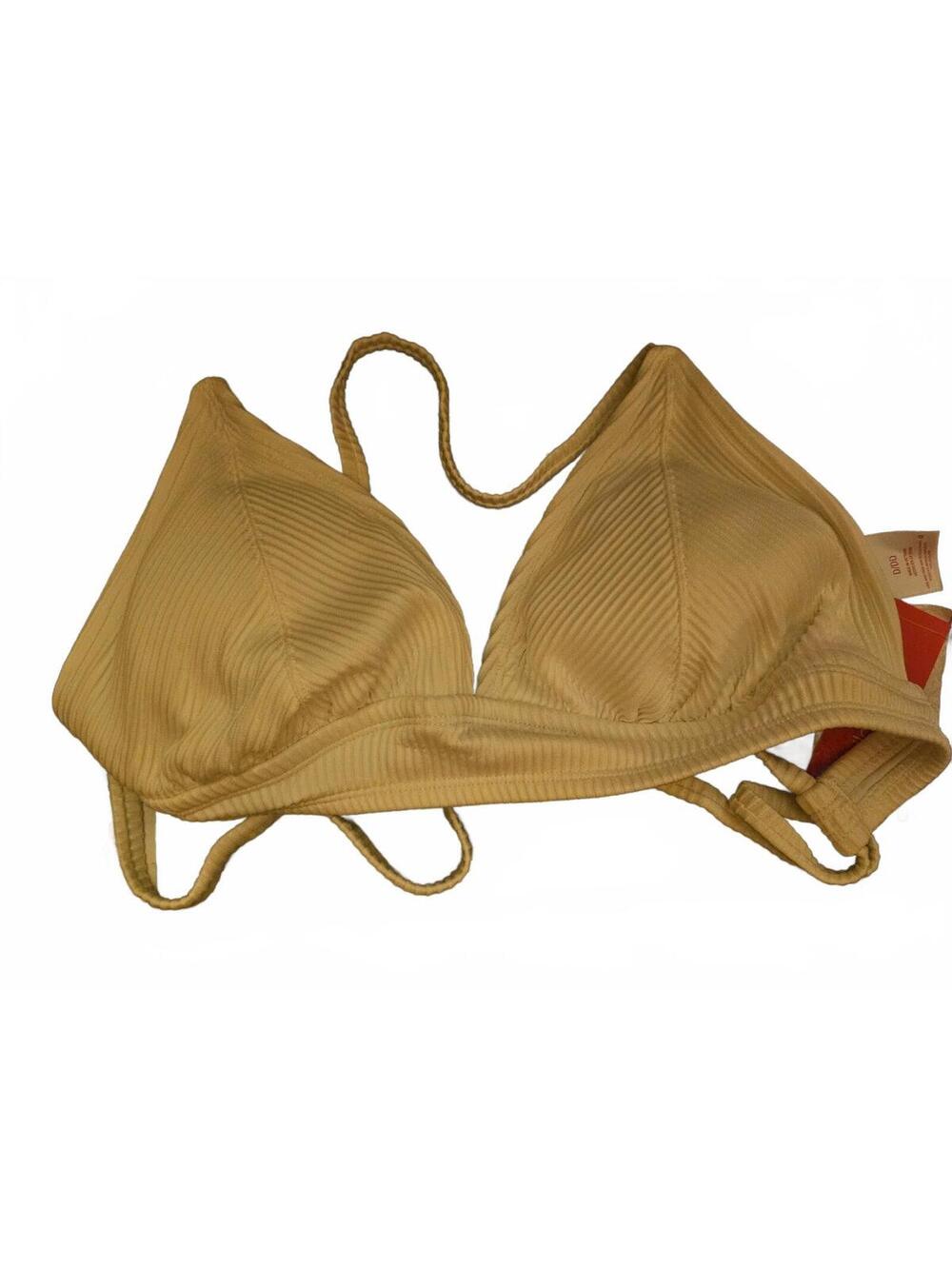 NEW - Women's Bikini Top - Xhileration - beige - D/DD - NWT